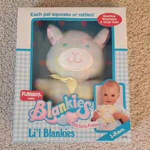 Rare Find - Playskool Li'l Blankies Plush Toy